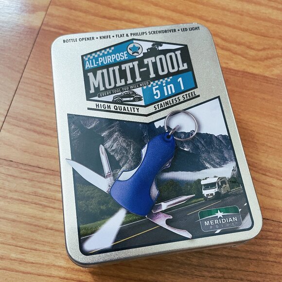 2 Stocking Stuffers! Meridian Stainless Steel All Purpose Multi-Tool Kits! - Picture 2 of 7